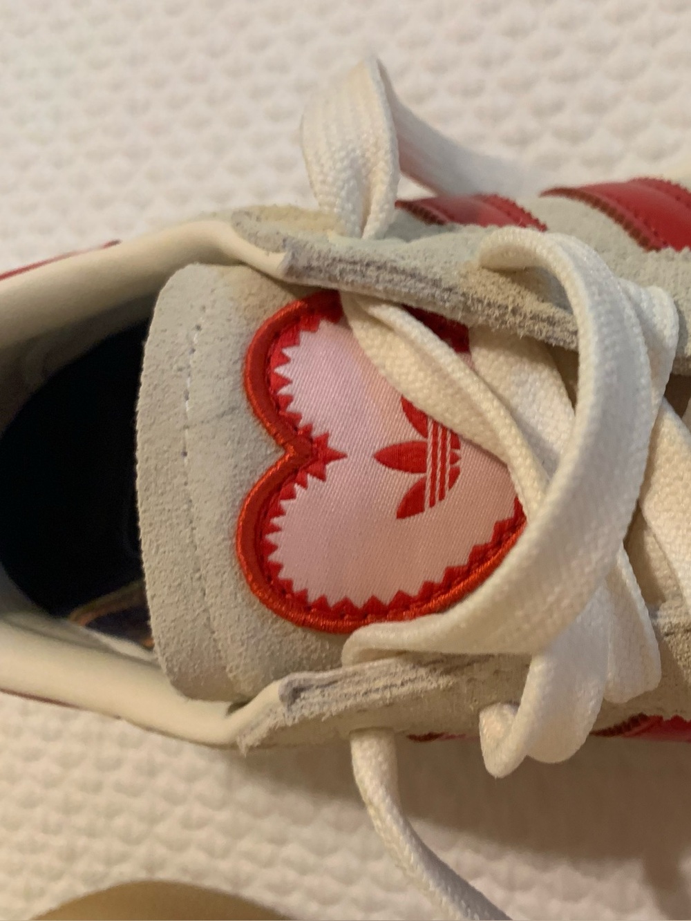 Handball Spezial Valentines Day adidas Sneakers with Pink and Red Heart Patch